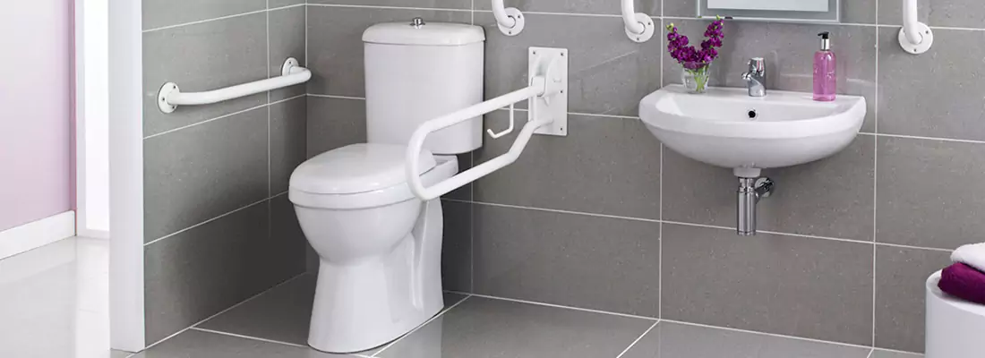 Modern Handicap Bathroom Solutions with Safety Features in West Melbourne, FL
